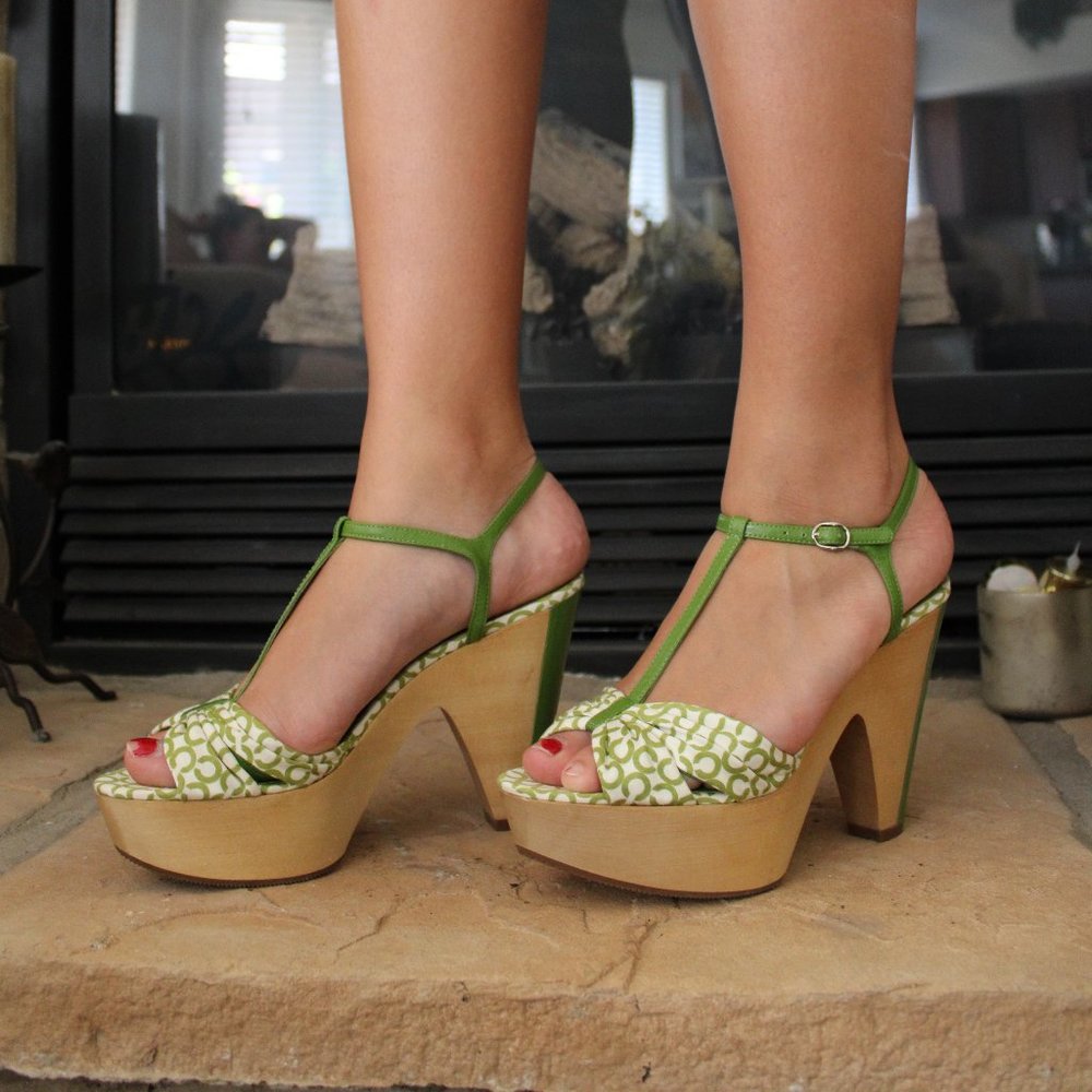 Coach Wedges with Buckle
